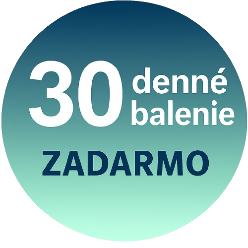 Nálepka 30-dňové balenie zadarmo