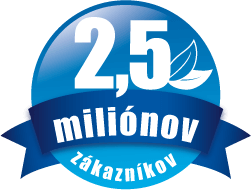 2.5 miliónov zákazníkov
